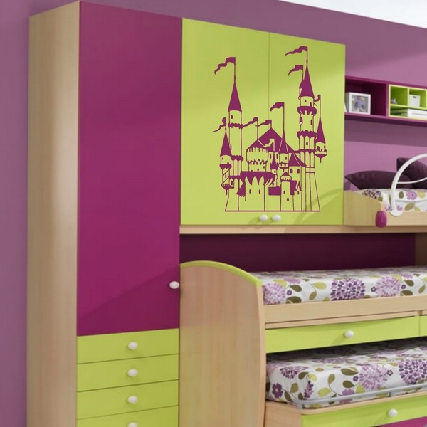 Exemple de stickers muraux: Château Disney
